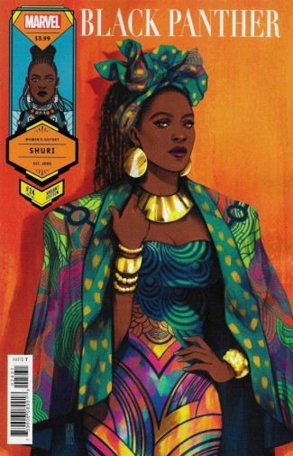 BLACK PANTHER #24 (2018 SERIES) BARTEL SHURI WOMENS HISTORY MONTH VARIANT
