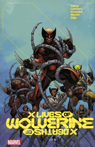 X LIVES AND DEATHS OF WOLVERINE HARDCOVER ADAM KUBERT COVER