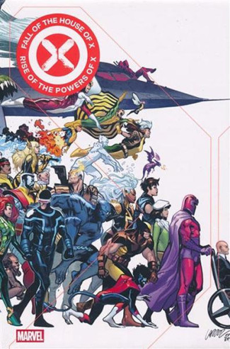 FALL OF THE HOUSE OF X RISE POWERS OF X OMNIBUS HARDCOVER PEPE LARRAZ DM VARIANT COVER