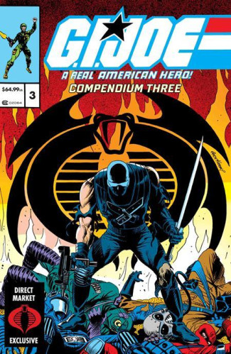 GI JOE A REAL AMERICAN HERO COMPENDIUM VOLUME 3 GRAPHIC NOVEL ANDY KUBERT DM VARIANT COVER