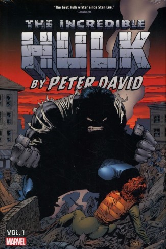 INCREDIBLE HULK BY PETER DAVID OMNIBUS VOLUME 1 HARDCOVER STEVE GEIGER COVER