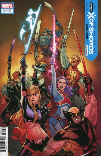 X OF SWORDS CREATION #1 DAUTERMAN LAUNCH PARTY VARIANT