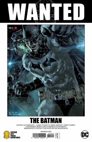 BATMAN #112 (2016 SERIES) KAEL NGU 1 IN 50 CARDSTOCK INCENTIVE VARIANT