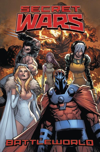 SECRET WARS BATTLEWORLD OMNIBUS VOLUME 1 HARDCOVER HUMBERTO RAMOS DM VARIANT COVER