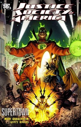 JUSTICE SOCIETY OF AMERICA SUPER TOWN GRAPHIC NOVEL