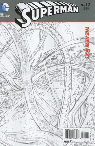 SUPERMAN #12 (2011 SERIES) JURGENS AND RAPMUND 1 IN 25 INCENTIVE VARIANT