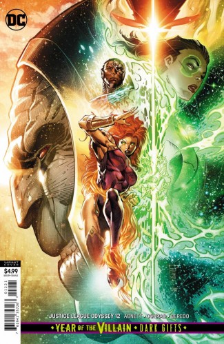 JUSTICE LEAGUE ODYSSEY #12 CARD STOCK VARIANT