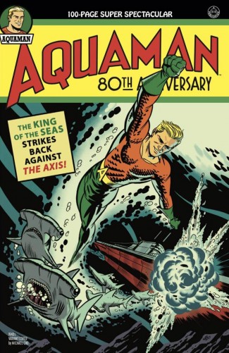 AQUAMAN 80TH ANNIVERSARY 100-PAGE SUPER SPECTACULAR #1 COVER B MICHAEL CHO 1940S