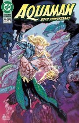 AQUAMAN 80TH ANNIVERSARY 100-PAGE SUPER SPECTACULAR #1 COVER G YVEL GUICHET 1990S
