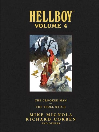 HELLBOY LIBRARY EDITION VOLUME 4 THE CROOKED MAN AND THE TROLL WITCH HARDCOVER