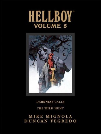 HELLBOY LIBRARY EDITION VOLUME 5 DARKNESS CALLS WILD HUNT HARDCOVER