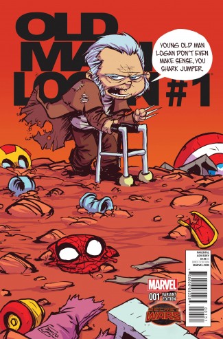 OLD MAN LOGAN #1 (2015 SERIES) SKOTTIE YOUNG BABY VARIANT COVER