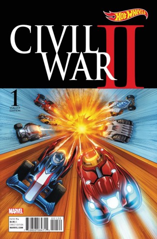 CIVIL WAR II #1 HOT WHEELS 1 IN 10 VARIANT