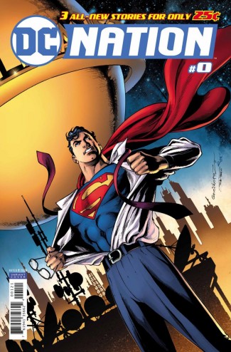 DC NATION #0 1 IN 100 INCENTIVE SUPERMAN VARIANT EDITION 