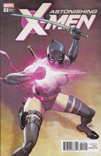 ASTONISHING X-MEN #11  (2017 SERIES) YU DEADPOOL VARIANT