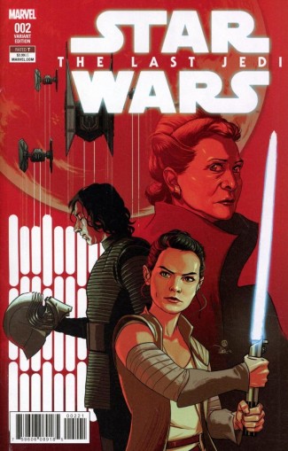 STAR WARS LAST JEDI ADAPTATION #2 WALSH 1 IN 25 INCENTIVE VARIANT 