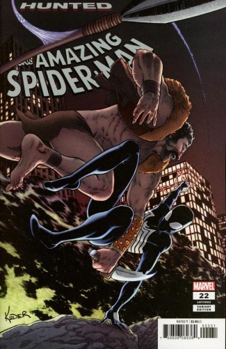 AMAZING SPIDER-MAN #22 (2018 SERIES) KUDER 1 IN 25 INCENTIVE VARIANT 