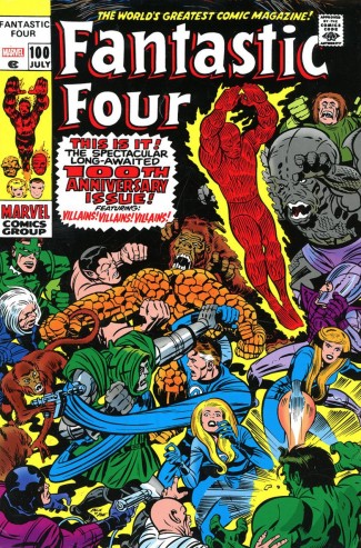 FANTASTIC FOUR OMNIBUS VOLUME 4 JACK KIRBY HARDCOVER JACK KIRBY DM VARIANT COVER