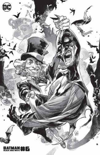 BATMAN BLACK AND WHITE #6 (2020 SERIES) YASMINE PUTRI MAD HATTER VARIANT