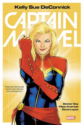 CAPTAIN MARVEL BY KELLY SUE DECONNICK OMNIBUS HARDCOVER DAVID LOPEZ COVER