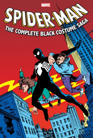 SPIDER-MAN THE COMPLETE BLACK COSTUME SAGA OMNIBUS HARDCOVER RON FRENZ COVER