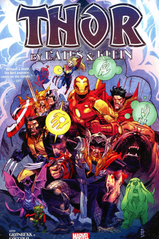 THOR BY CATES AND KLEIN OMNIBUS HARDCOVER NIC KLEIN DM VARIANT COVER