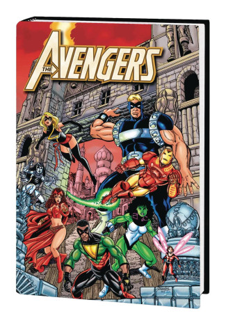 AVENGERS BY BUSIEK AND PEREZ VOLUME 2 OMNIBUS HARDCOVER GEORGE PEREZ DM VARIANT COVER
