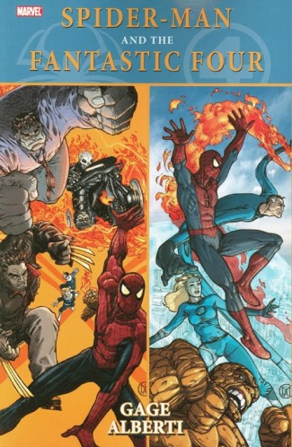 SPIDER-MAN AND THE FANTASTIC FOUR HARDCOVER