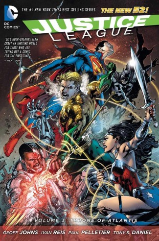 JUSTICE LEAGUE VOLUME 3 THRONE OF ATLANTIS HARDCOVER