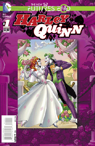HARLEY QUINN FUTURES END #1 3D MOTION COVER
