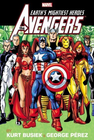 AVENGERS BY BUSIEK AND PEREZ VOLUME 2 OMNIBUS HARDCOVER GEORGE PEREZ COVER
