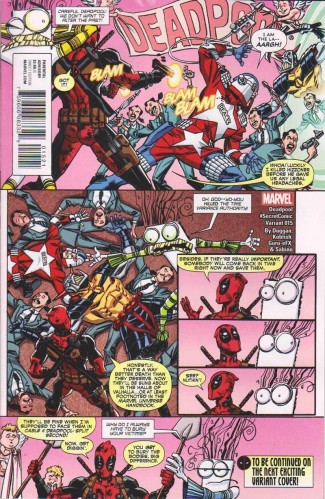Deadpool Volume 5 #15 (Koblish Secret Comic Variant Cover)