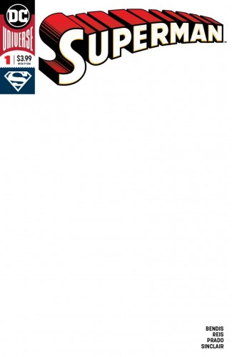 SUPERMAN #1 (2018 SERIES) BLANK VARIANT