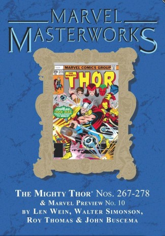 MARVEL MASTERWORKS THE MIGHTY THOR VOLUME 17 DM VARIANT #267 EDITION HARDCOVER