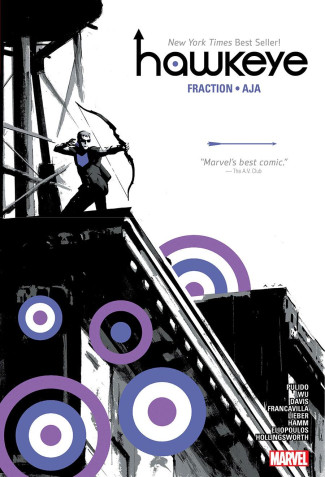 HAWKEYE BY MATT FRACTION AND DAVID AJA OMNIBUS HARDCOVER DAVID AJA COVER
