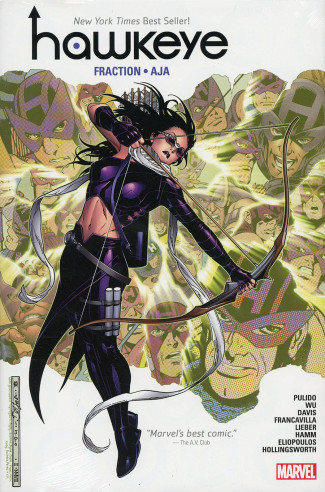 HAWKEYE BY MATT FRACTION AND DAVID AJA OMNIBUS HARDCOVER JIM CHEUNG DM VARIANT COVER