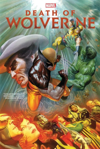 DEATH OF WOLVERINE OMNIBUS HARDCOVER ALEX ROSS COVER
