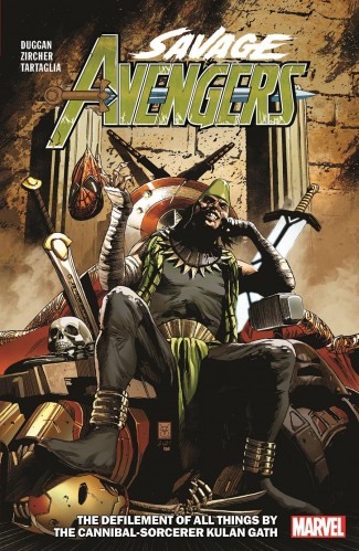 SAVAGE AVENGERS VOLUME 5 THE DEFILEMENT OF ALL THINGS BY THE CANNIBAL SORCERER KU LAN GATH GRAPHIC NOVEL