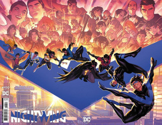 NIGHTWING #100 (2016 SERIES) JAMAL CAMPBELL WRAPAROUND CARD STOCK VARIANT
