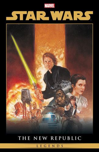 STAR WARS LEGENDS THE NEW REPUBLIC OMNIBUS VOLUME 2 HARDCOVER DAVE DORMAN COVER
