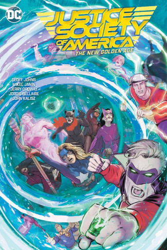 JUSTICE SOCIETY OF AMERICA THE NEW GOLDEN AGE VOUME 1 HARDCOVER DM VARIANT COVER