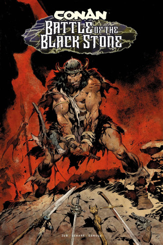 CONAN THE BARBARIAN BATTLE OF THE BLACK STONE GRAPHIC NOVEL DM VARIANT COVER