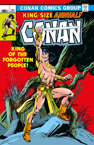 CONAN THE BARBARIAN THE ORIGINAL COMICS OMNIBUS VOLUME 5 HARDCOVER DM COVER