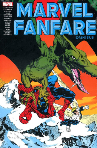 MARVEL FANFARE OMNIBUS VOLUME 1 HARDCOVER MICHAEL GOLDEN COVER