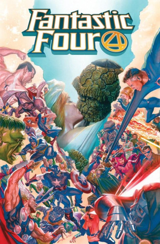 FANTASTIC FOUR BY DAN SLOTT OMNIBUS VOLUME 1 HARDCOVER ALEX ROSS DM VARIANT COVER