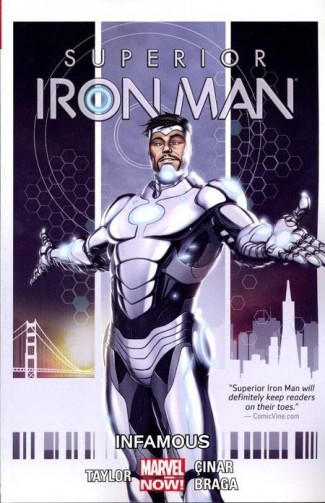 SUPERIOR IRON MAN VOLUME 1 INFAMOUS HARDCOVER