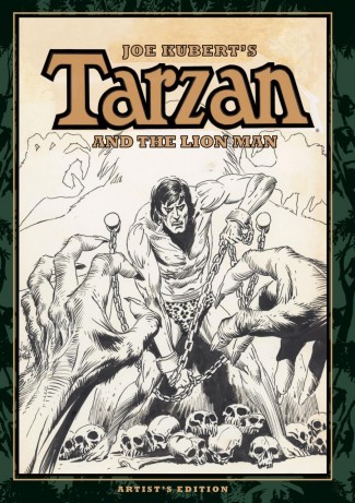 JOE KUBERT TARZAN AND THE LION MAN ARTIST EDITION HARDCOVER