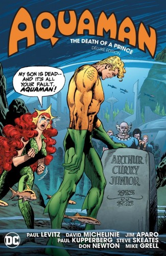 AQUAMAN THE DEATH OF A PRINCE DELUXE EDITION HARDCOVER