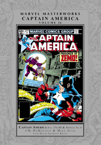 MARVEL MASTERWORKS CAPTAIN AMERICA VOLUME 16 HARDCOVER