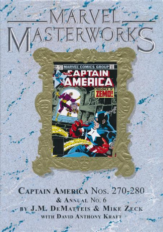MARVEL MASTERWORKS CAPTAIN AMERICA VOLUME 16 HARDCOVER DM VARIANT COVER